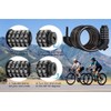 Voarge Bike Lock Combination 5-Digit, High Security Bicycle Chain, Codes
