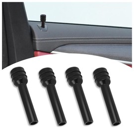 4PCS Car Door Lock Knobs,Aluminum Alloy Car Door Lock Knobs with M4 Internal Thread for Car Decorations,Universal Car Accessories Car Door Lock Cover for Car Truck SUV