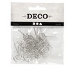 50 Silver Metal Hanging Hooks for 3D Shapes | Christmas