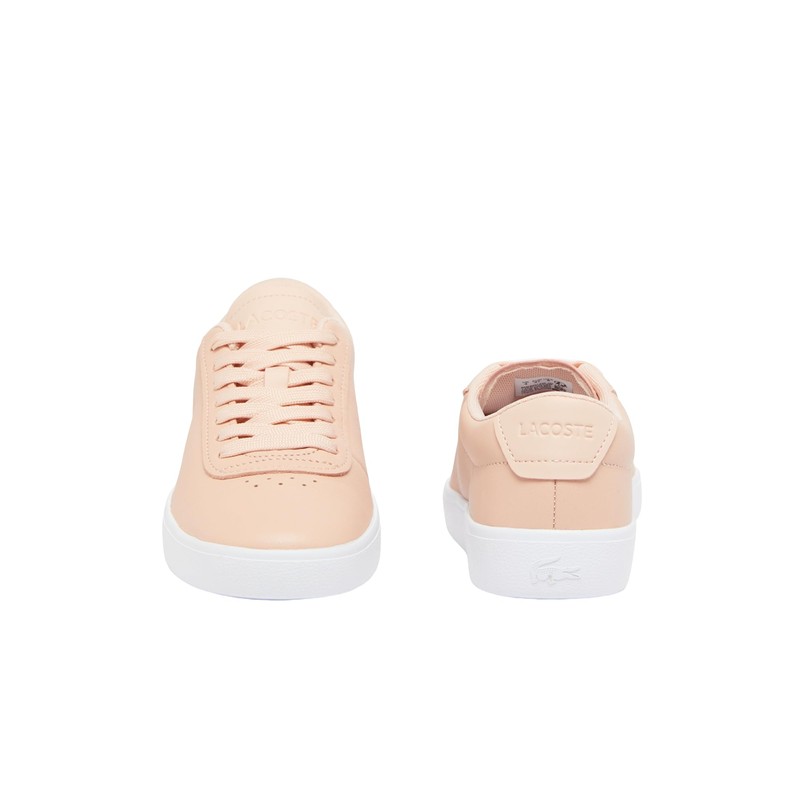 Lacoste Tenis Sneakers Baseshot EVO para Mujer, Rosado, 24.5 cm
