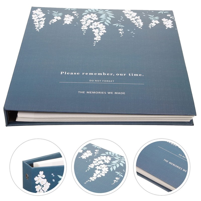 Alipis Dried Flower Storage Scrapbook Loose Leaf Album Leaf Embossing