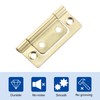 sourcing map 2Pcs 2x1 Inch Door Hinges Non-Mortise No Noise