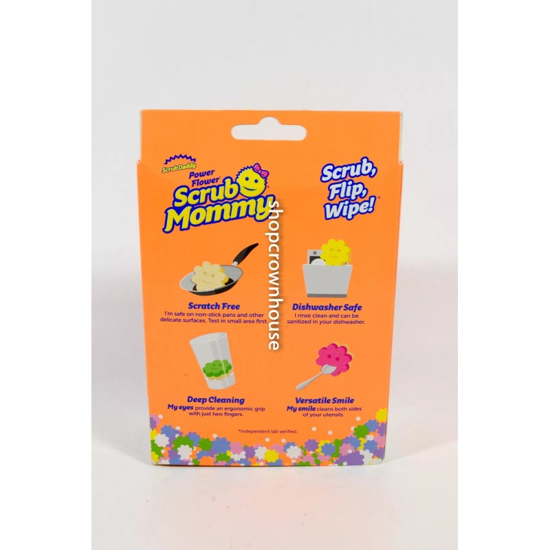 Scrub Daddy Dual-Sided Sponge and Scrubber Scrub Mommy PINK