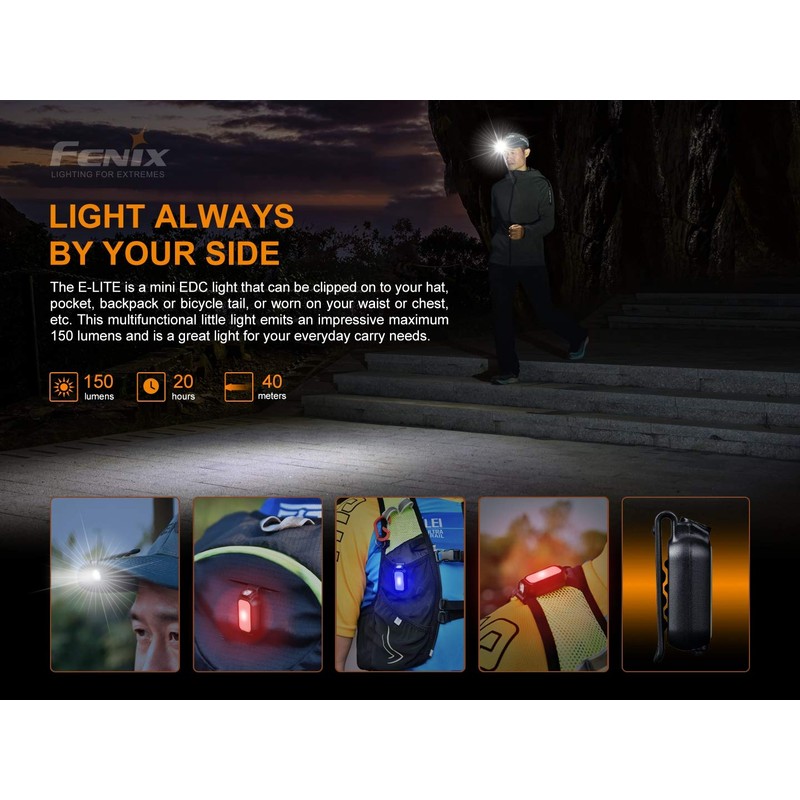 Fenix PD36R Pro Tactical Flashlight and Backup Light Kit, 2800