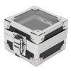 Nail Drill Bits Storage Box 25 Holes Transparent Clamshell Lock