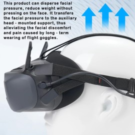 Unbranded Flexible Long-Lasting Headband Top Head Protective Strap Belt for DJI Goggles N3