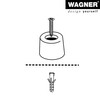 Wagner Doorstop Volcano Big - Ø 40 x 73 mm,
