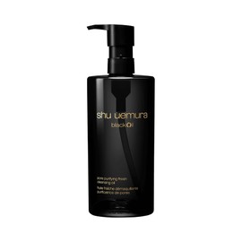 shu uemura Black Cleansing Oil 450mL Makeup Remover Beauty Serum Removes Pores, Blackheads, Dullness No Double Cleansing Required