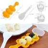 PFLYPF 1 Piece 3 Grid Rice Ball Mould with Rice