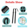 Ropeless Battle Ropes, Weighted Portable Workout Ropes For Home Gym
