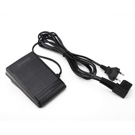 Hongzer Foot Switch Pedal, 220 V Foot Switch Pedal with Power Cord for Singer 974 Sewing Machine (EU Plug)