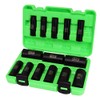 GRIP 73580 1/2-Inch SAE Deep Impact Socket Set, Black Oxide,