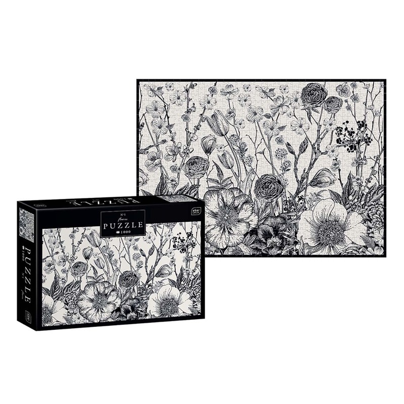 Interdruk PUZ1000FLO1 Puzzle, Flowers no. 1