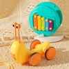 Crawling Snail Musical Toy Sound Lights Improve Coordination Walking Snail
