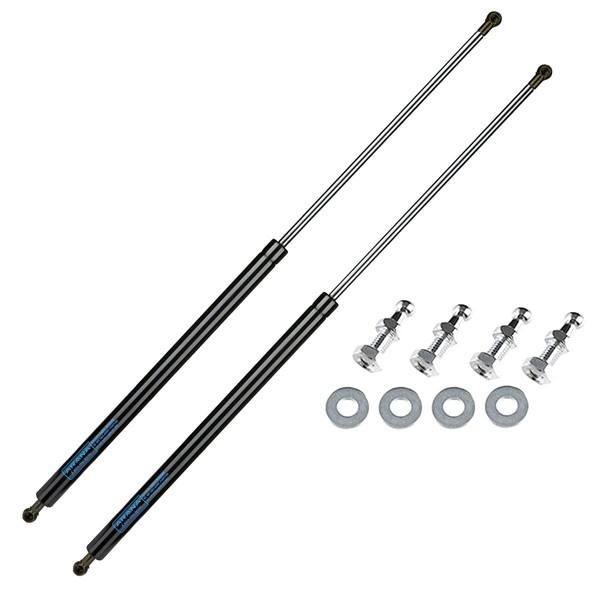 28 inch 200 Lb (889 N) Gas Struts Spring Shocks 28 in for Heavy Lids Trap Door Truck Sled Trailer Cap Tonneau Cover Replacement Lift Supports (Support Weight: 180-220lb), 2 Pcs Set ARANA