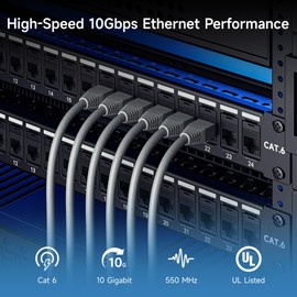 Cable Matters [UL Listed] 25-Pack 10Gbps Cat6 Keystone Jacks, RJ45 Keystone Jack, Ethernet Keystone Jack in Black with Keystone Punch-Down Stand for Patch Panel and Wall Plate