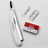Professional Barber Straight Edge Razor Safety with 20-Pack Derby Blades