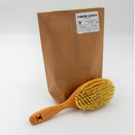 QUOALA® Haarbürste – in Deutschland hergestellt | FSC-zertifiziertes Buchenholz | SISAL Borsten | Vegan