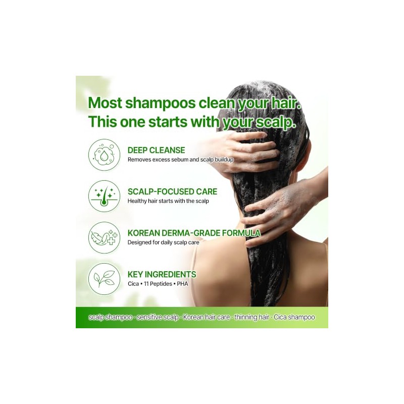 SOME BY MI Cica Peptide Anti Hair Loss Scalp Shampoo,