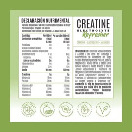 Birdman Creatine Refresher  Creatina Monohidratada con Electrolitos, Magnesio y Vitaminas  Lemon Twist  30 Porciones                                  