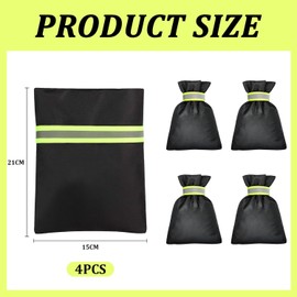 LSYYSL 4 Pieces Faucet Anti-Freeze Cover, Anti-Icing Insulation Bag, Winter Outdoor Pipe Protection Cover