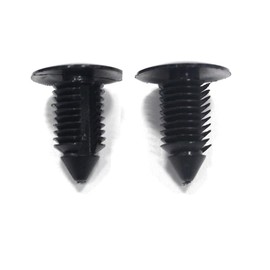 Tuqiang 10 Stück Rivets en plastique pour voitures Clip de rivet Fixation de doublure d'aile Rivet de fixation de carrosserie Fixation universelle Autoverriegelung (Stil 127)