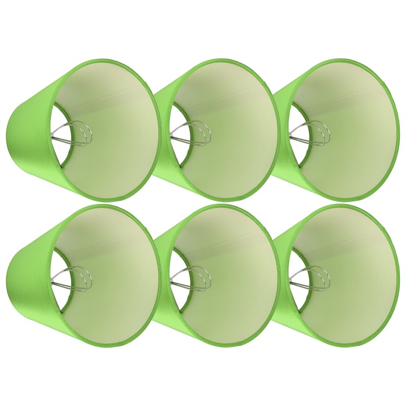 6PCS E14 Lamp Shade Fabric Lampshade Table Lamp Ceiling Lamp