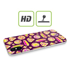 Head Case Designs Aquarell Edelsteine Farbige Gedruckte Juwele Soft Gel Handyhülle Hülle kompatibel mit Alcatel 3X (2018)