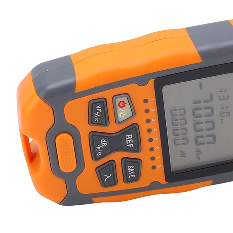 Optical Fiber Power Meter Digital Display Optic Cable Tester ‑70~+10dbm