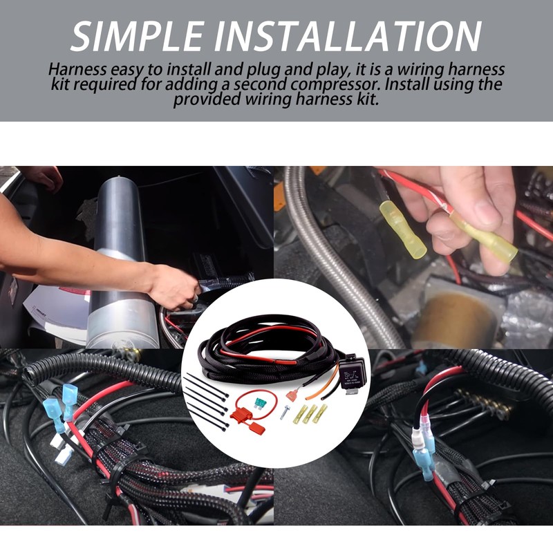 27703 Second Compressor Wiring Harness Compatible with 3P & 3H