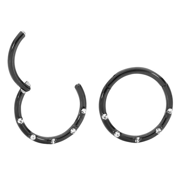 365 SLEEPERS 16G Titanium Implant Grade 8mm 10mm Gem Hinged