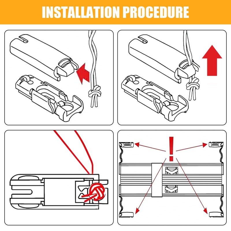 SUPRROW 6Kit 12 Stück Plissee Ersatzteile klemmträger