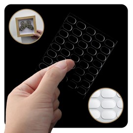 LEOEZX™ (120Pcs)Removable Gel Glue Putty,Clear & removable & no residue Adhesive Double-Sided Waterproof Patch Holiday Decoration Tape Removable Putty for DIY Holiday Decoration Home Office Party Car