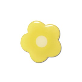 Cute Flower Series Collapsible Design Phone Grip (Adhesive, Yellow)