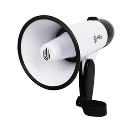 HLLO 105dB Loud Megaphone with Siren and Adjustable Volume