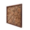 CONSDAN Wood Wall Decor | USA Grown Hardwood, Rustic Wooden