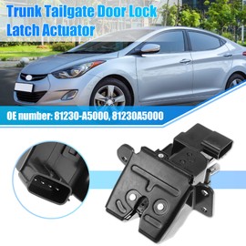 X AUTOHAUX Rear Trunk Latch Lock Actuator for Hyundai Elantra GT 2013-2017 81230-A5000 Remote Trunk Tailgate Door Latch Lock Actuator Motor Rear Trunk Liftgate Lid Lock Latch Actuator