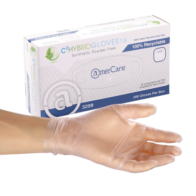 AmerCare 32994-C C2 Gen 1.0 Hybrid Gloves, XL (Pack of