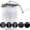 Hibbent Rain Shower Head, 13'' High Pressure Rainfall Square 5