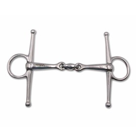 AMKA Double Jointed Solid Stainless Steel Snaffle Bit Thickness 16 mm Rings 45 mm