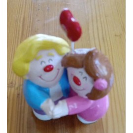 Papel (NEW) VTG Papel L R Weinberg Couple Figurine Funny Valentine Wedding Anniversary