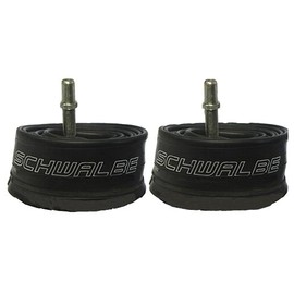 Schwalbe AV1 (12x1.75 2 1/4 Inch Inner Tube With Schrader Valve 45 Degree Angle, for children and Schwalbe Tyre Levers Set of 3