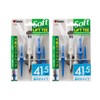 Tabata GV0448PCBL2ST Golf Tee, Tiered Plastic Tee, Lift Tee, Soft,