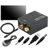 Tuperoymse Digital to Analog Audio Converter Optical Fiber Toslink Coaxial