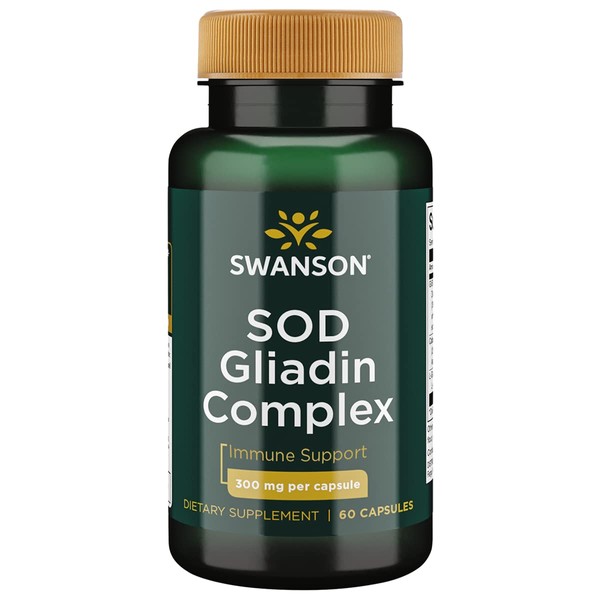 Swanson Sod Gliadin Complex - Glisodin 60 Capsules