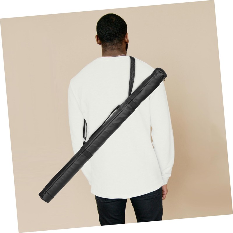 Outanaya Handheld Baseball Bat Carrier Bag Durable PU Material Shoulder