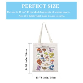 Cartoon Game Themed Gift Gaming Game Lover Gift Mushroom of Hyrule Tote Bag for Video Gamer (Hyrule Tote CA)