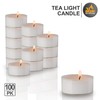 Ner Mitzvah Tea Light Candles - 100 Bulk Pack -
