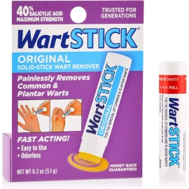 WartStick Maximum Strength Salicylic Acid Solid-Stick Common and Plantar Wart