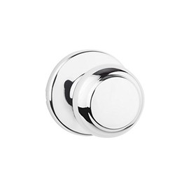 Kwikset 200CV 26 6AL RCS V1 Cove Passage Hall and Closet Door Knob, Polished Chrome